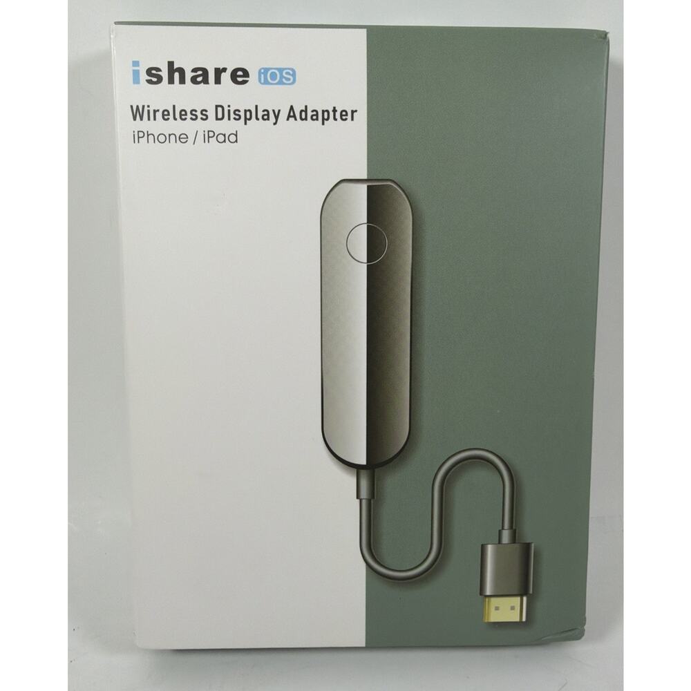 4K 1080P iShare iOS Wireless Display Adapter Streaming Device for iPhone to TV